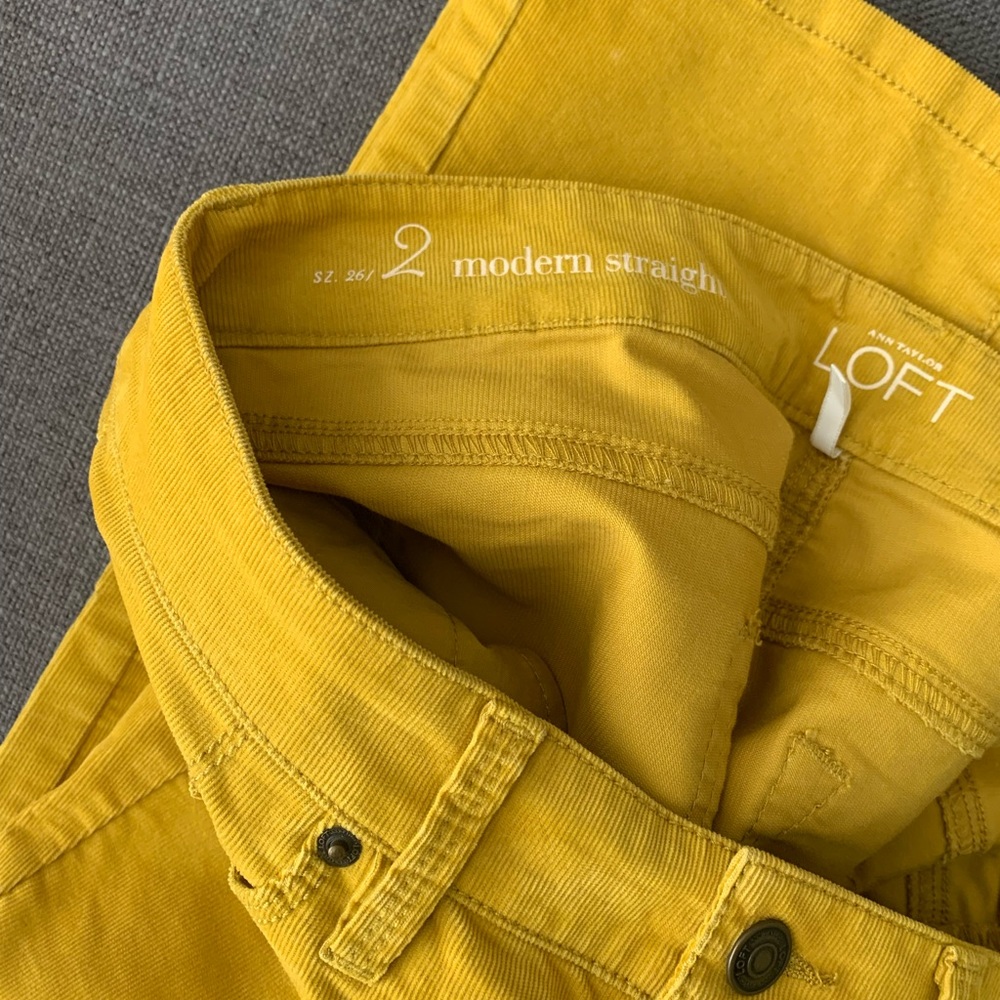 Modern Straight Leg Corduroy Pants - Picture 5 of 5